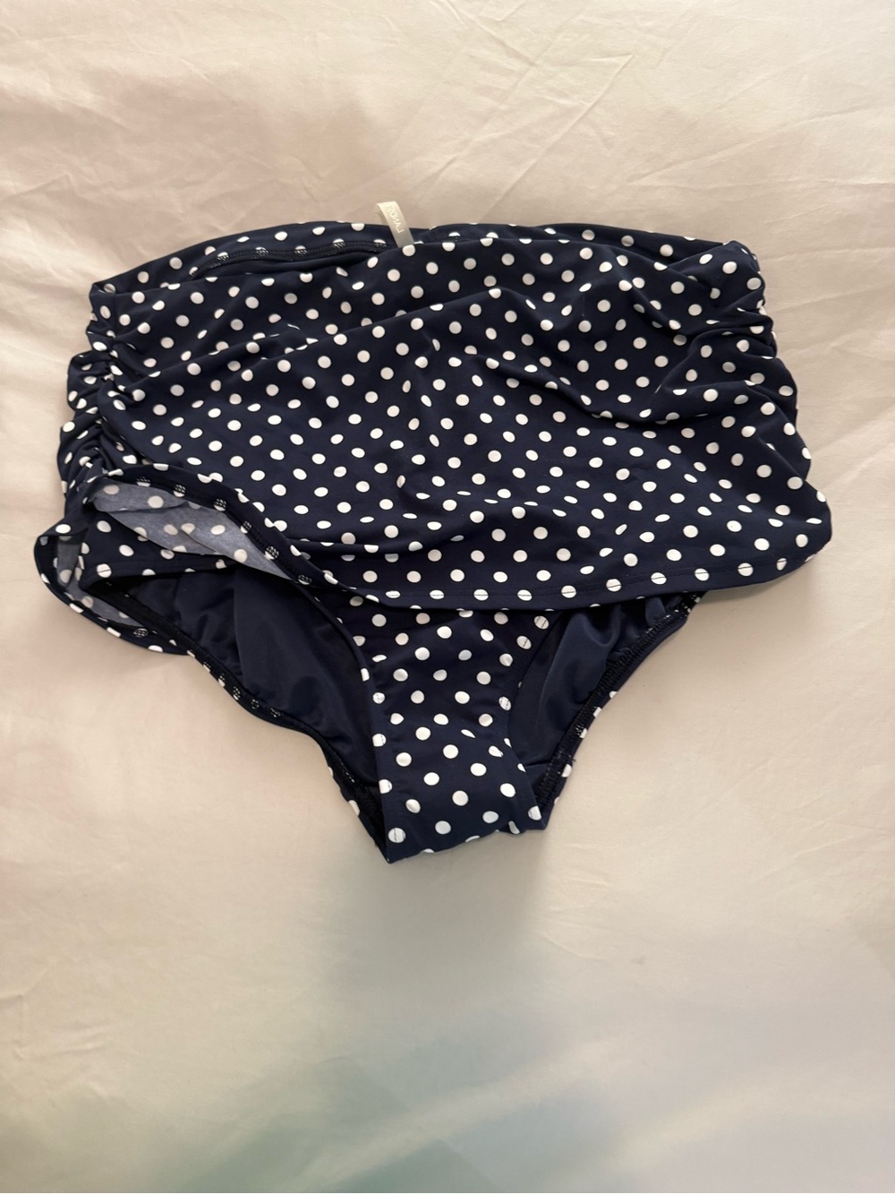 Land’s End Navy Polka Dot Swim Bottom